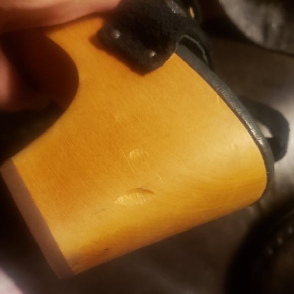 UGG Luella Black suede leather ankle strap clog sandals 9 NWT - Picture 10 of 10